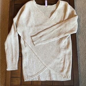 Alya cross front sweater